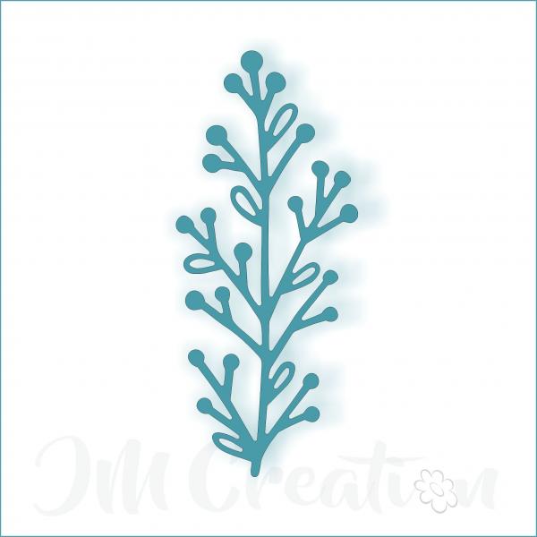 Stanzschablone - Beerenzweig